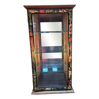 Small Display Case in Wood For Sale