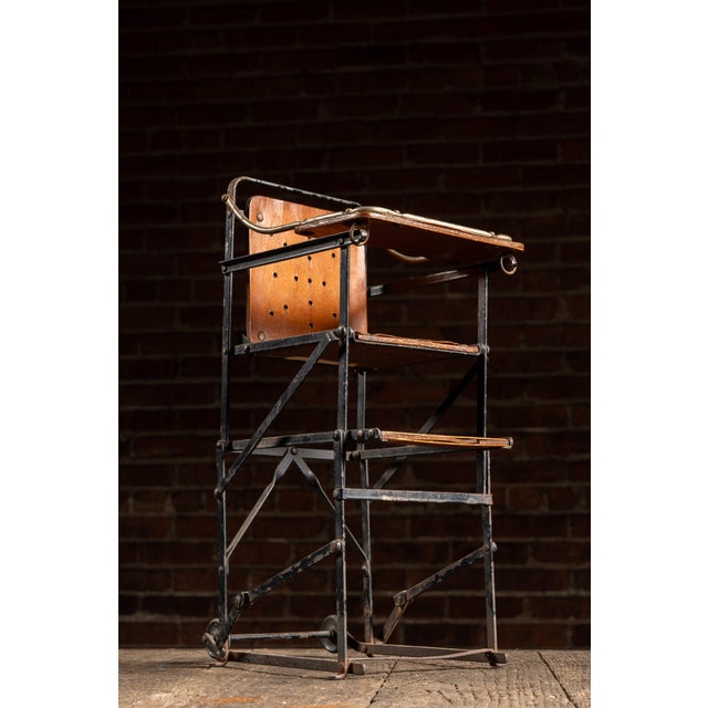 Early 20th Century Salesman Sample Collapsible High Chair For Sale - Image 4 of 12