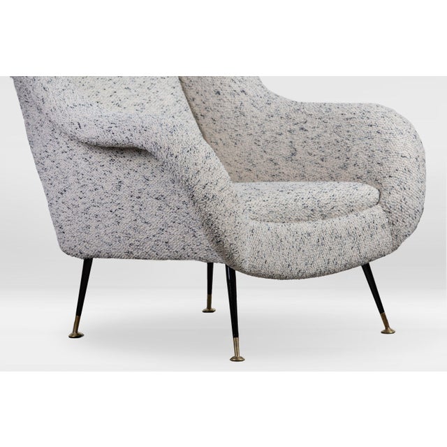 Armchair by Gigi Radice for Minotti, 1950 For Sale - Image 3 of 5