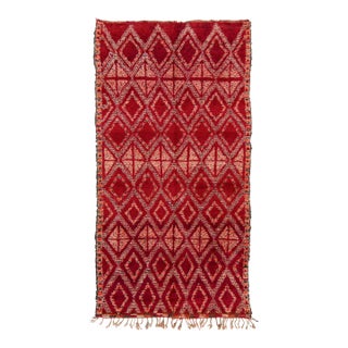 Vintage Moroccan Berber Rug With Diamond Design by Rug & Kilim, 1950-1959 For Sale