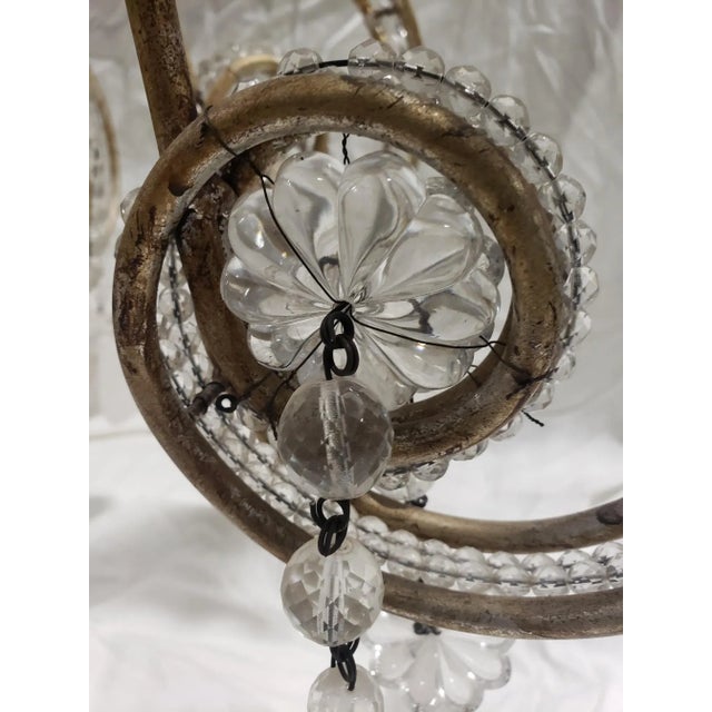 Brown Niermann Weeks Rinaldi Chandelier With Rock Quartz Crystals For Sale - Image 8 of 12
