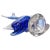 Blue Vintage Murano Dino Martens Sommerso Sapphire Blue White Fins Italian Art Glass Fish Sculpture For Sale - Image 8 of 9