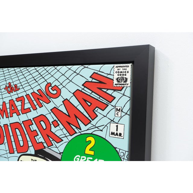 The Amazing Spider Man #75 Death Without a Warning: A limited edition boxed canvas, signed and numbered by Marvel Comics...