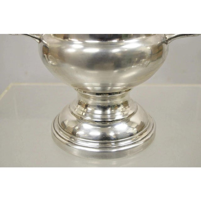 Vintage W&s Blackinton Silver Plated Trophy Cup Urn Champagne Chiller Ice Bucket For Sale - Image 10 of 12