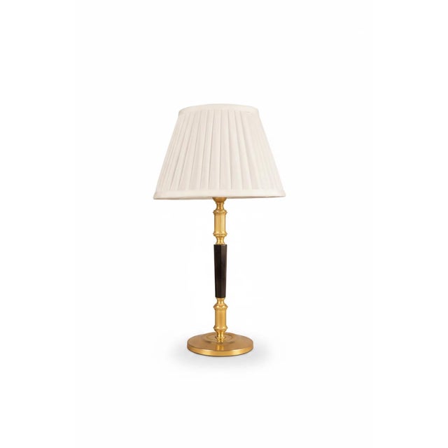 Mid-Century Gilded Brass Desk Lamp Table Lamp, 1950s For Sale - Image 10 of 10