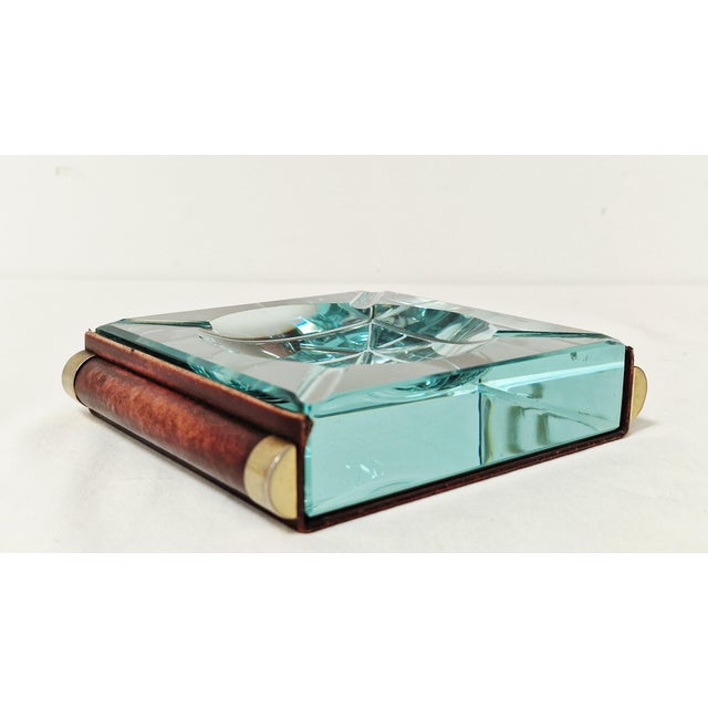 Vintage Crystal Ashtray by Mazareno Gabrielli, 1970s For Sale - Image 6 of 13