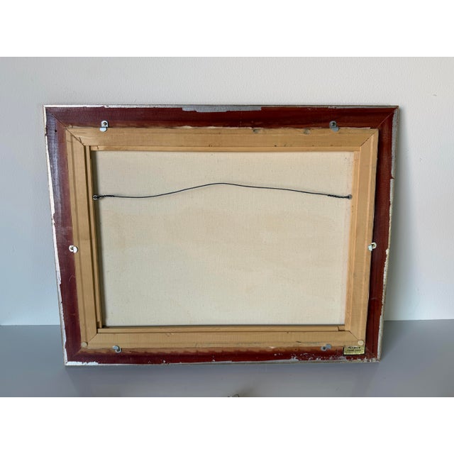 1982 Vintage Yarda Grish Impressionist Coastal Landscape Oil on Canvas Painting – Signed & Framed For Sale - Image 12 of 12