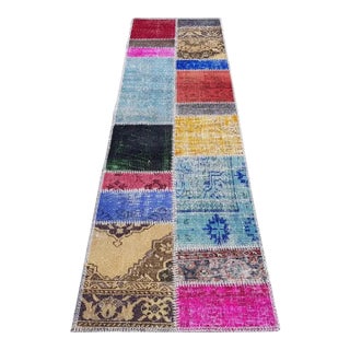 Oushak Vintage Anatolian Runner For Sale