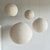 Large round Japanese-style rattan and natural linen pendant light. Beautifully handcrafted: natural rattan and natural...