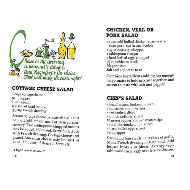 "The Abc of Salads" 1958 For Sale In New York - Image 6 of 8