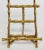Brass Vintage Brass Faux Bamboo Motif Table Easel For Sale - Image 8 of 8