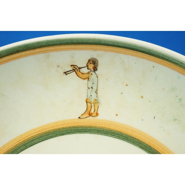 Antique Italian Glazed Ceramic Plate, 1890s For Sale - Image 10 of 16