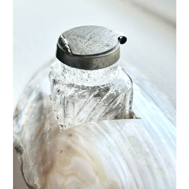 Vintage French Riviera Souvenir Shell Ink Well For Sale In Los Angeles - Image 6 of 6