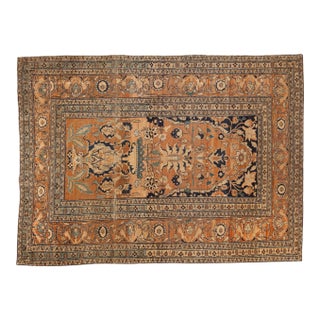 Antique Fine Tabriz Rug - 4'5" x 5'11" For Sale