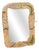 Vintage French Ceramic Mirror, 1960s For Sale