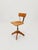 Bauhaus swivel office chair in solid wood By Stoll Giroflex ,1950s The chair is in good condition Measurements: Height :...