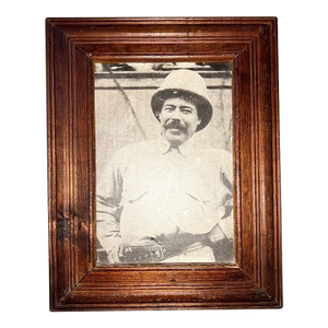 Early 20th Century Antique Framed Photograph of Pancho Villa – Mexican Revolution - Mexico