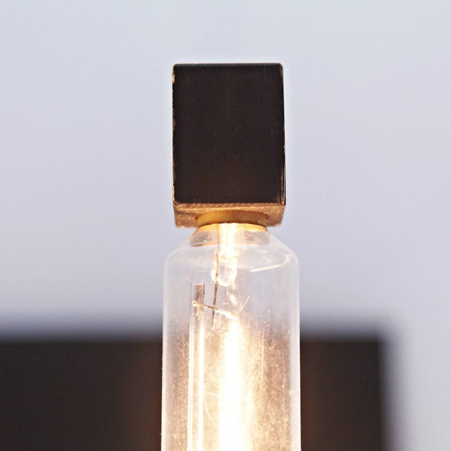 - Hanging lamp designed in the style of Rietveld - Produced around 1950 - Painted wooden structure and plastic coated...