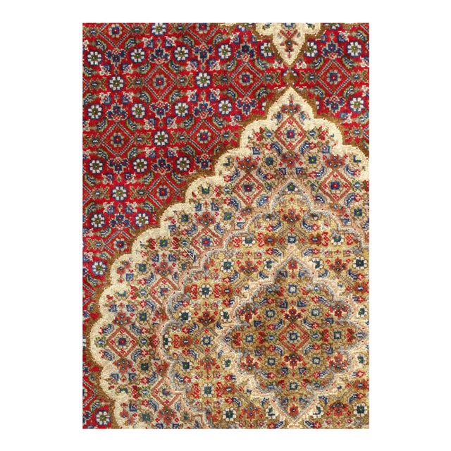 Traditional Early 21st Century Fine Hand Knotted Persian Tabriz Design Square Rug For Sale - Image 3 of 5