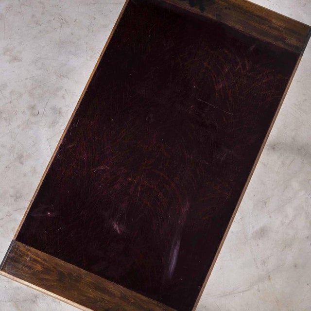 1930s Original Cast Base Bistro Dining Table from Fischel, 1930s For Sale - Image 5 of 11