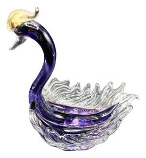 Murano Glass Swan by Archimede Seguso, 1950s