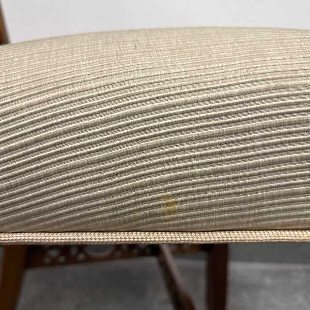 Chippendale Vintage Side Chairs, Pair For Sale - Image 9 of 12
