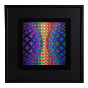 Victor Vasarely, Reech, Offset Lithograph