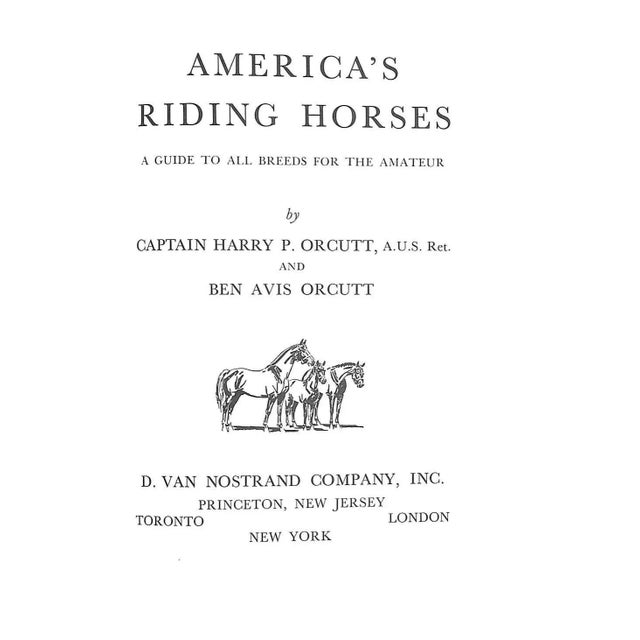 ORCUTT, Capt. Harry P., ORCUTT, Ben Avis [280] pp. D. Van Nostrand Company, Inc. 1958 9 1/4" x 6 1/4"