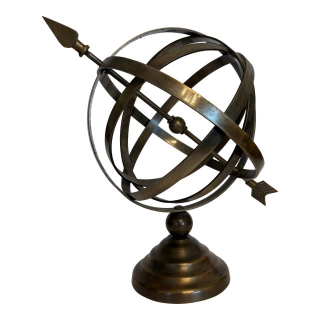 1980s Heavy Metal Armillary Sphere For Sale