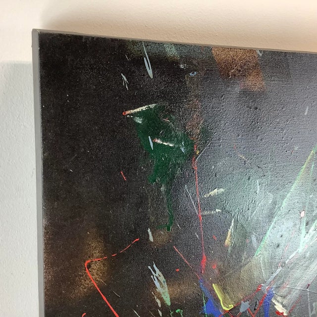 Textile Striking Modern Abstract Painting For Sale - Image 7 of 13