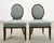 Baker Furniture Company Set of Six Barbara Barry for Baker Oval X-Back Dining Chairs For Sale - Image 4 of 16