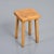 Wood Vintage Pine Stool, France, 1980s For Sale - Image 7 of 11