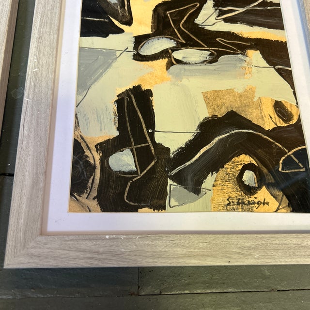 Paint Three Contemporary Original Abstract Paintings by Stephen Heigh “In Harmony #1-3” For Sale - Image 7 of 11