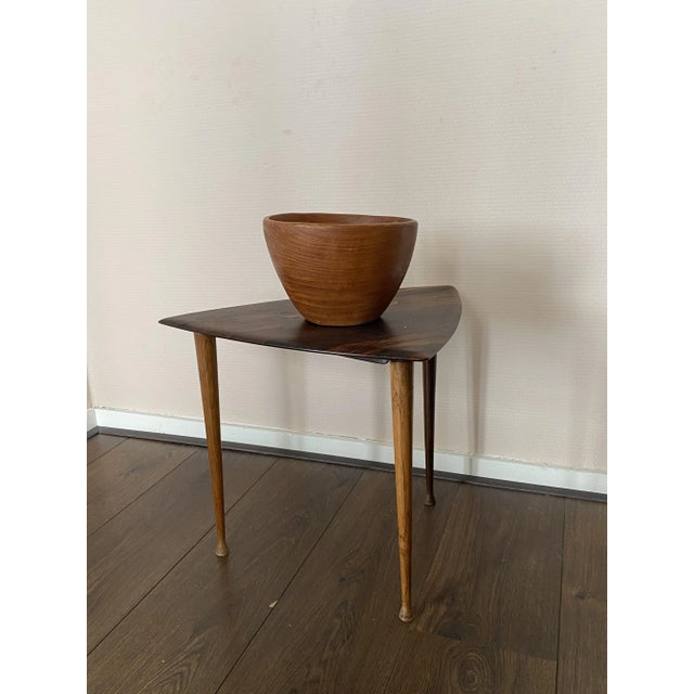 Rare Mid-Century Danish sculptural teak bowl. In very good original condition.
