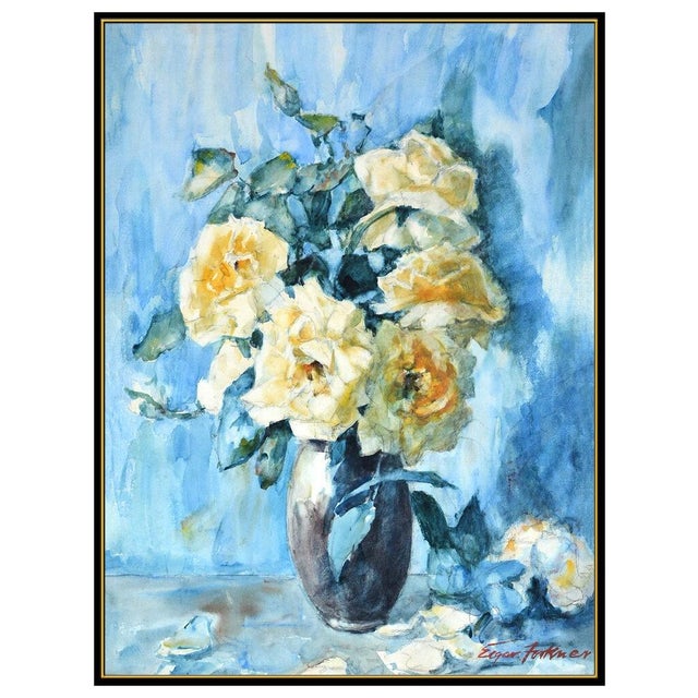 Message us to inquire about custom framing options! (Included for free with every purchase) The artwork here, "Roses for...