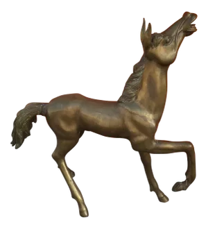 Vintage Bronze Horse Statue