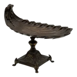 19th French Bronze Grand Tour Acanthus Leaf Tray