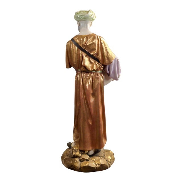 Cairo Water Carrier Figure by James Hadley for Royal Worcester, 1886 For Sale - Image 3 of 11