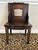 19th Century Chinoiserie Carved Hardwood Chair With Stone Panel For Sale - Image 4 of 12
