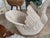 Cream Mid 20th Century Woven Wicker Rattan Goose or Swan Basket For Sale - Image 8 of 11