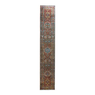 Early 20th Century Heriz Runner For Sale