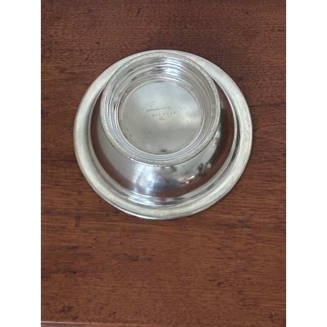 International Silver Vintage SilverPlate Bowl Int’l Co For Sale - Image 4 of 7