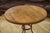 Mid-Century Modern Patinated Bistro Table with Oak Top, 1950s For Sale - Image 3 of 10