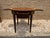 20th Century Federal Style Round Flame Mahogany Inlaid Marquetry Side Table. Marked English For Sale - Image 4 of 12