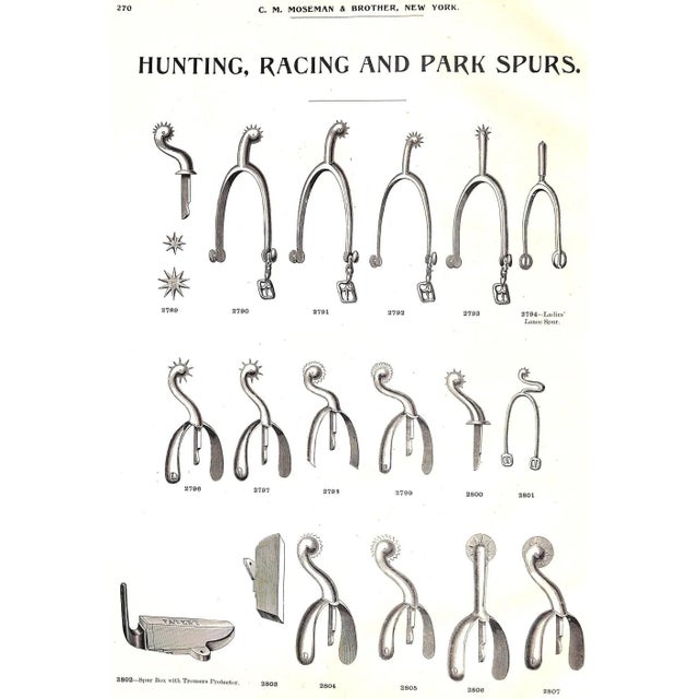 Paper "Mosemans': Illustrated Guide for Purchasers of Horse Furnishing Goods" 1895 Moseman, c.m. For Sale - Image 7 of 18