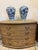 Blue Pair of X Large Blue and White Chinese Yuan Period Character Vases 17” For Sale - Image 8 of 8