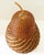 Boho Chic 1970s Pear Ceramic Vessel Wrapped in Hand Woven Wicker For Sale - Image 3 of 10