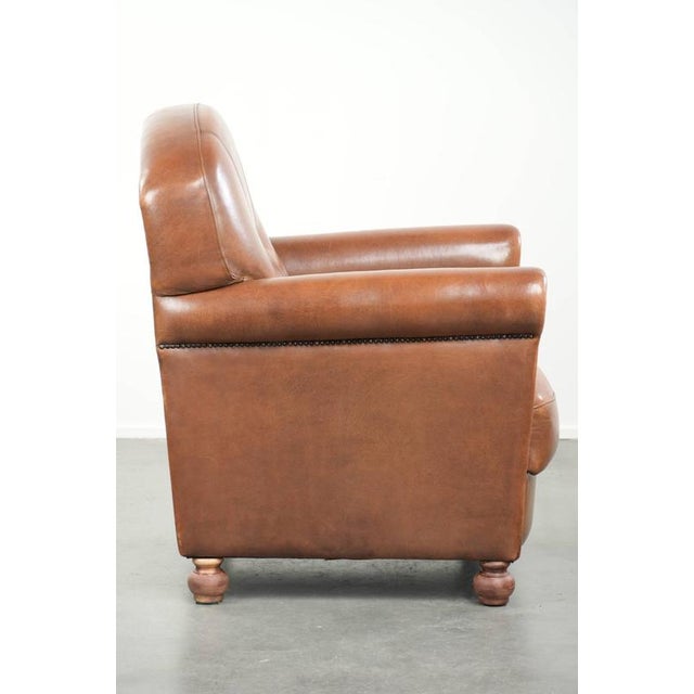 Club Chair in Sheepskin Leather For Sale - Image 3 of 13