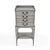 Hardwick 4 Drawer Chest, Gray For Sale - Image 9 of 12