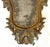 Brown 17th Century English Rococo Double Branch Candle Holder Wall Mirror For Sale - Image 8 of 18